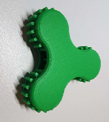 Geared fidget spinner
